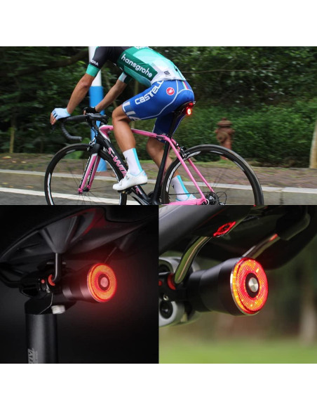 Luces Traseras para Bicicleta G Keni Q5 LED IPX6 Recargables Luces Traseras para Bicicleta G Keni Q5 LED IPX6 Recargables