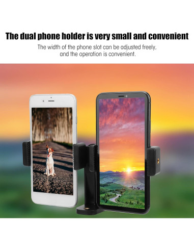 Soporte Doble para Teléfono Móvil EIMSOAH con Rotación 360