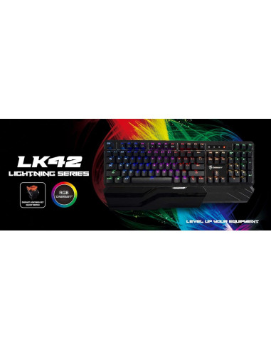 Teclado Mecánico RGB Digifast DG-LK42 con Reposamuñecas