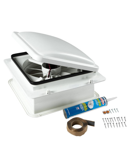 Ventilador de Techo Furrion 14" para RV 10 Aspas 12V Blanco Ventilador de Techo Furrion 14" para RV 10 Aspas 12V Blanco