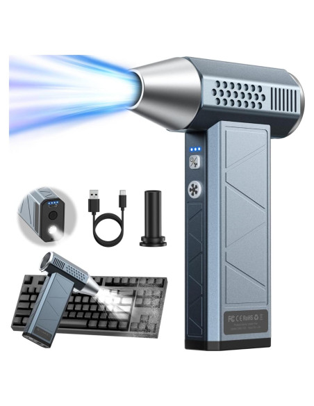 Soplador de Aire Eléctrico WNH 360000RPM 52m/s 4 Velocidades Soplador de Aire Eléctrico WNH 360000RPM 52m/s 4 Velocidades
