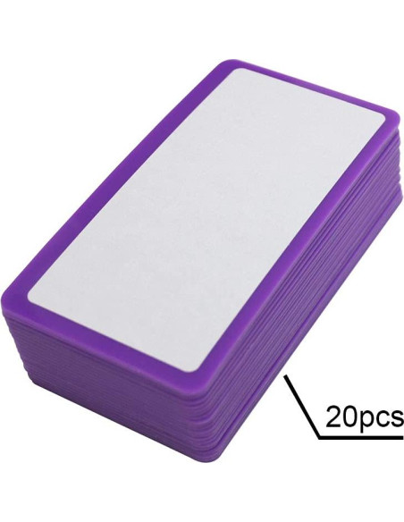 Soporte Protector de Plástico DOURAN 20Pcs 12x6cm para Uñas Soporte Protector de Plástico DOURAN 20Pcs 12x6cm para Uñas