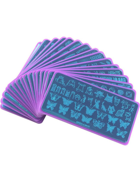 Soporte Protector de Plástico DOURAN 20Pcs 12x6cm para Uñas Soporte Protector de Plástico DOURAN 20Pcs 12x6cm para Uñas