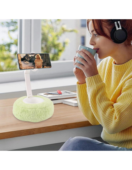 Soporte de Almohada para Teléfono CALIDAKA Ajustable 360 Verde Soporte de Almohada para Teléfono CALIDAKA Ajustable 360 Verde
