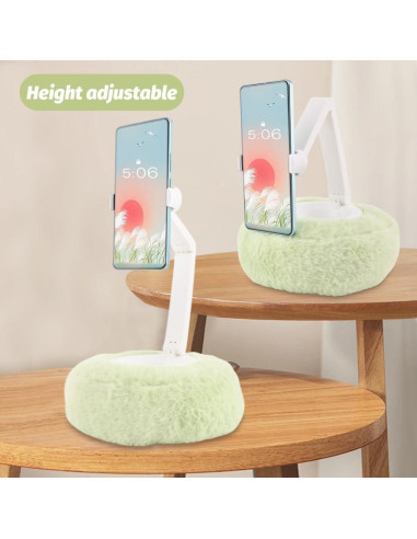 Soporte de Almohada para Teléfono CALIDAKA Ajustable 360 Verde