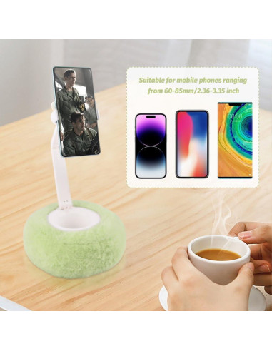 Soporte de Almohada para Teléfono CALIDAKA Ajustable 360 Verde