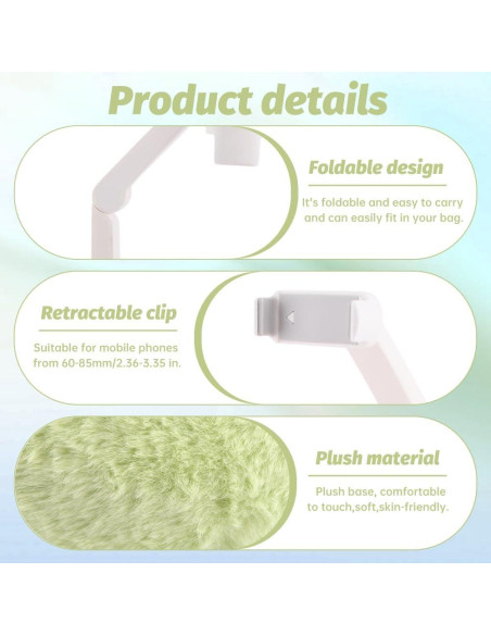 Soporte de Almohada para Teléfono CALIDAKA Ajustable 360 Verde Soporte de Almohada para Teléfono CALIDAKA Ajustable 360 Verde