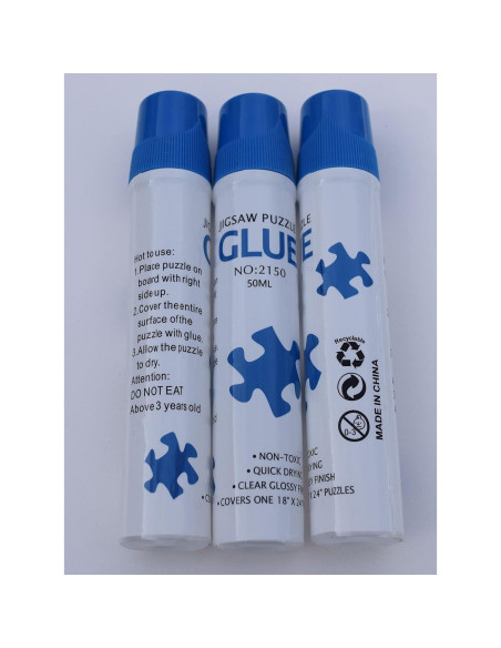Pegamento para Rompecabezas Parachute - 3 Botellas 50 ml Pegamento para Rompecabezas Parachute - 3 Botellas 50 ml