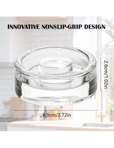 Pesas de Vidrio para Fermentación Eleganttime - 4 Pcs 2