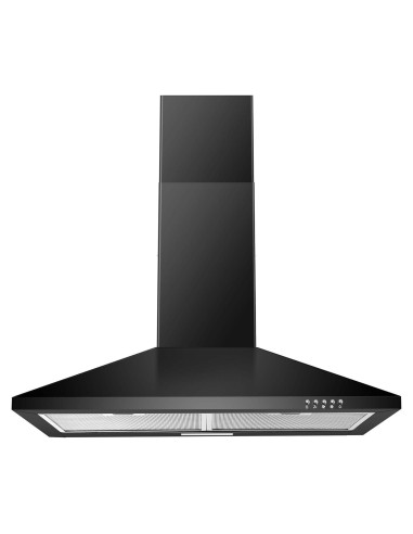 Campana Extractora SNDOAS 76 cm Negra Acero Inoxidable 450 CFM