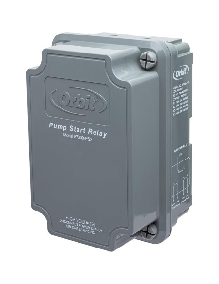 Relé de Inicio de Bomba Orbit 57009 para Irrigación 2 HP Relé de Inicio de Bomba Orbit 57009 para Irrigación 2 HP