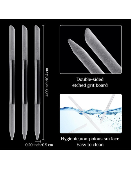 Set de 6 Herramientas de Manicura Maitys - Cutículas y Lima de Cristal Set de 6 Herramientas de Manicura Maitys - Cutículas y Lima de Cristal
