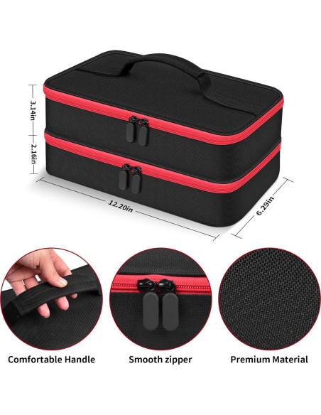 Bolsa de herramientas Milwaukee M12 3/8" subcompacta negra Bolsa de herramientas Milwaukee M12 3/8" subcompacta negra