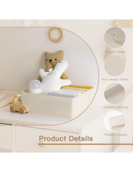 Organizador de Cajones Criusia Beige - Paquete de 14 Piezas Organizador de Cajones Criusia Beige - Paquete de 14 Piezas