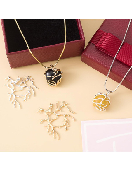 Plantillas de Joyería HINZIC 4 Pcs en Oro y Plata para DIY Plantillas de Joyería HINZIC 4 Pcs en Oro y Plata para DIY