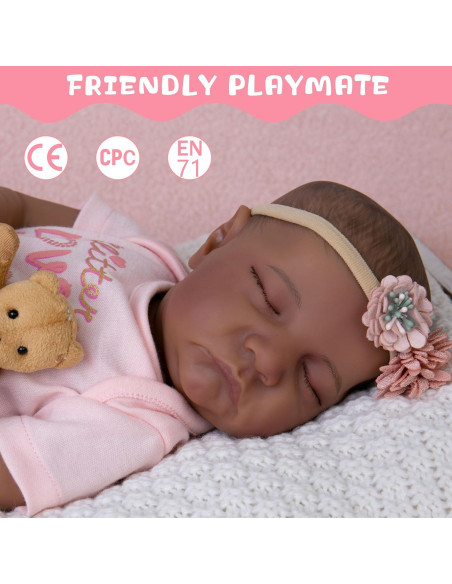 Muñeca Bebé Reborn Milidool 18" Realista con Accesorios Muñeca Bebé Reborn Milidool 18" Realista con Accesorios