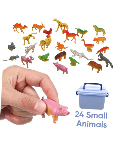 Set de 58 Figuras de Animales del Bosque JOINPAYA - Plástico Realista