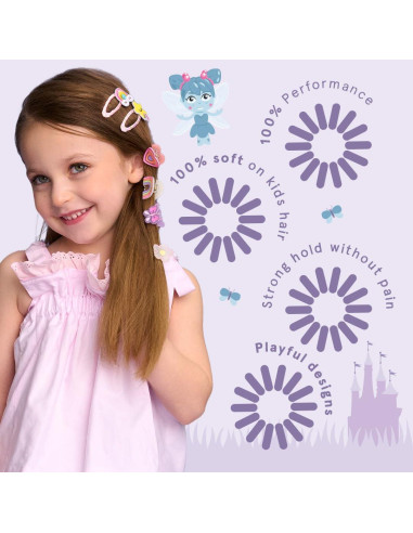 Gomas de Pelo Invisibobble Niñas Candyland x6 - Sin Tirones