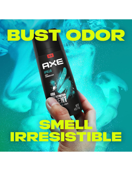 Desodorante en aerosol AXE Apollo 113.4g - Salvia y Cedro - 4 unidades Desodorante en aerosol AXE Apollo 113.4g - Salvia y Cedro - 4 unidades