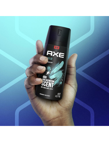 Desodorante en aerosol AXE Apollo 113.4g - Salvia y Cedro - 4 unidades Desodorante en aerosol AXE Apollo 113.4g - Salvia y Cedro - 4 unidades