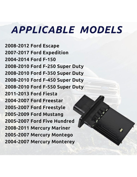 Resistor de Soplador HVAC TVM TRAVERMAN 12V Compatible Ford Resistor de Soplador HVAC TVM TRAVERMAN 12V Compatible Ford