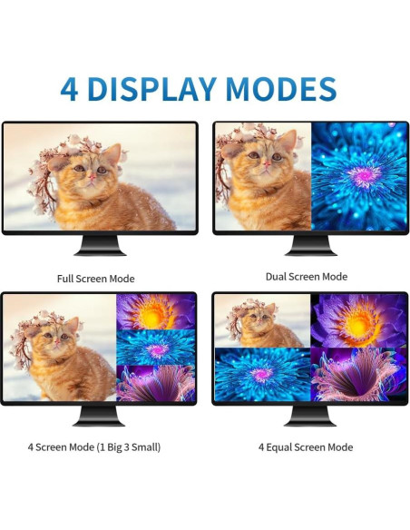 Conmutador HDMI 4x1 Arvitek 4K@30Hz con Control Remoto Conmutador HDMI 4x1 Arvitek 4K@30Hz con Control Remoto