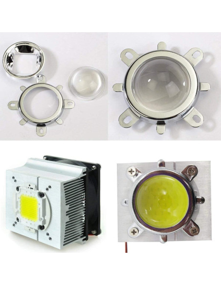 Ventilador de Enfriamiento Tesfish + Disipador Aluminio 100W Ventilador de Enfriamiento Tesfish + Disipador Aluminio 100W
