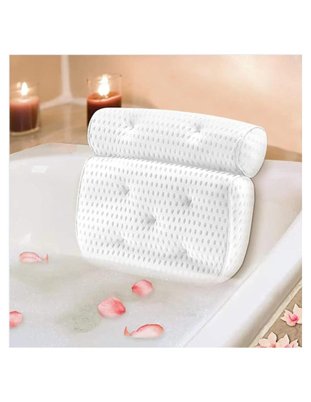 Cojín de Baño Ergonómico Henhingya - Soporte para Cabeza y Espalda Cojín de Baño Ergonómico Henhingya - Soporte para Cabeza y Espalda