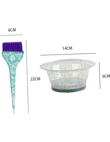 Kit de Tinte de Cabello VICASKY - 2 Cepillos y 2 Tazones Kit de Tinte de Cabello VICASKY - 2 Cepillos y 2 Tazones
