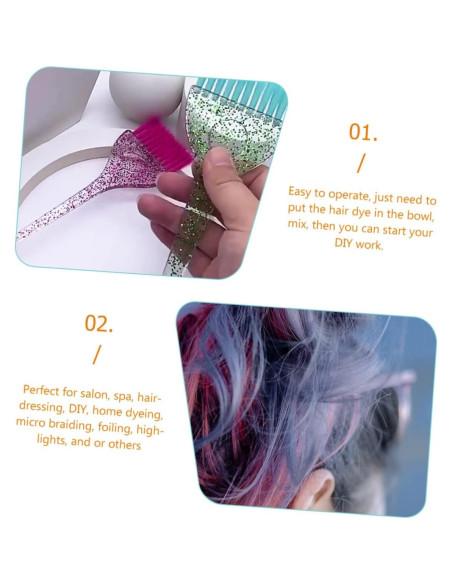 Kit de Tinte de Cabello VICASKY - 2 Cepillos y 2 Tazones Kit de Tinte de Cabello VICASKY - 2 Cepillos y 2 Tazones