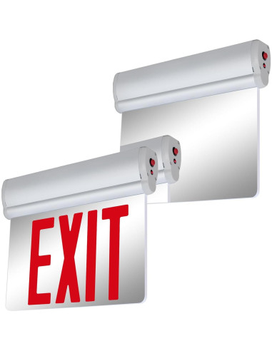 Señal de Salida Iluminada LED LFI - Aluminio Cepillado 30.8x24.8cm