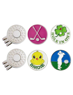 Marcadores de Pelotas de Golf GOLTERS con Clips para Sombreros