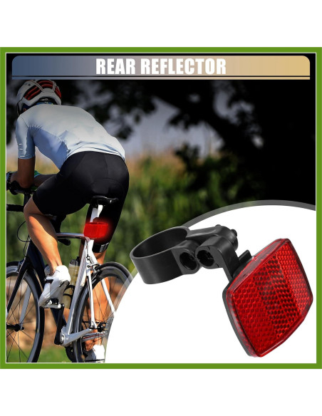 Kit de Reflectores de Seguridad para Bicicleta HOPESPANNER 10 Piezas Kit de Reflectores de Seguridad para Bicicleta HOPESPANNER 10 Piezas