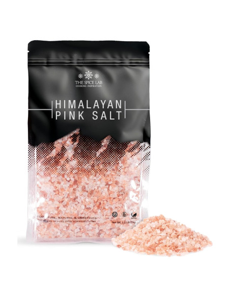 Sal del Himalaya gruesa The Spice Lab 1 Kg - Pura y natural Sal del Himalaya gruesa The Spice Lab 1 Kg - Pura y natural