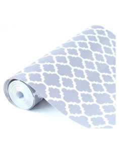 Forro de Estante No Adhesivo GMEPOCH 25.4x609.6 cm Gris