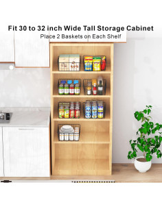 Cestas de Almacenamiento iSPECLE - Paquete de 5, 35.1x31x12.5 cm 2