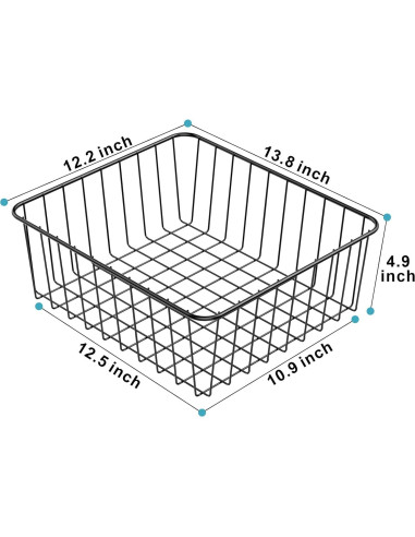 Cestas de Almacenamiento iSPECLE - Paquete de 5, 35.1x31x12.5 cm