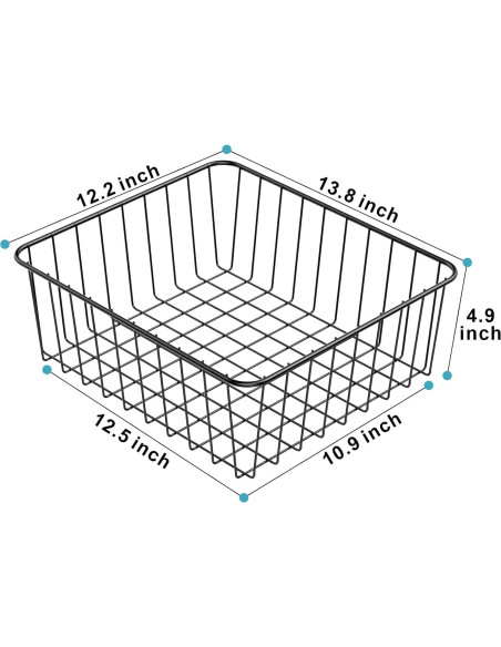 Cestas de Almacenamiento iSPECLE - Paquete de 5, 35.1x31x12.5 cm Cestas de Almacenamiento iSPECLE - Paquete de 5, 35.1x31x12.5 cm