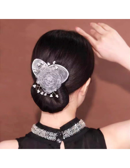 Set de Clips para Cabello Rugwun - Moños Bordados a Mano 2 Pcs Set de Clips para Cabello Rugwun - Moños Bordados a Mano 2 Pcs