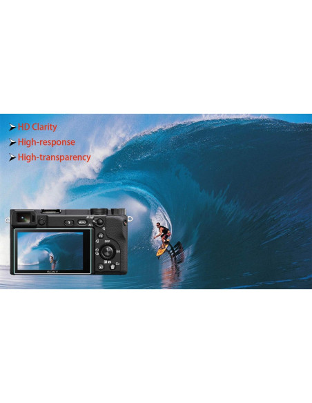 Protector de Pantalla Vidrio Templado Sony Alpha A6300 A6400 0.3mm Protector de Pantalla Vidrio Templado Sony Alpha A6300 A6400 0.3mm