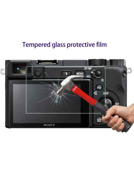 Protector de Pantalla Vidrio Templado Sony Alpha A6300 A6400 0.3mm Protector de Pantalla Vidrio Templado Sony Alpha A6300 A6400 0.3mm
