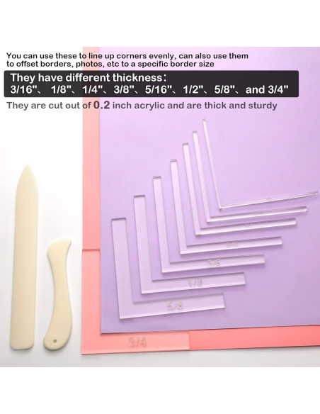 Juego de Herramientas de Scrapbooking Yookeer - 10 Piezas Juego de Herramientas de Scrapbooking Yookeer - 10 Piezas