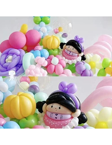 100 Globos de látex 260Q EBLLIWSM para decoración de fiestas 100 Globos de látex 260Q EBLLIWSM para decoración de fiestas