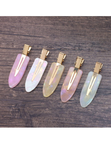 Clips para Cabello Sin Arrugas Mini Skater 10 Pcs 6.1 cm