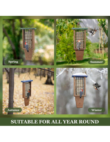 Comedero para Aves de Sebo Kingsyard Azul 20.32x40.64cm