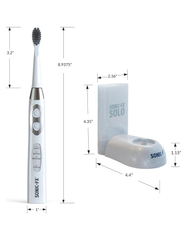Cepillo de Dientes Eléctrico Sonic-FX Solo Blanco 3 Modos