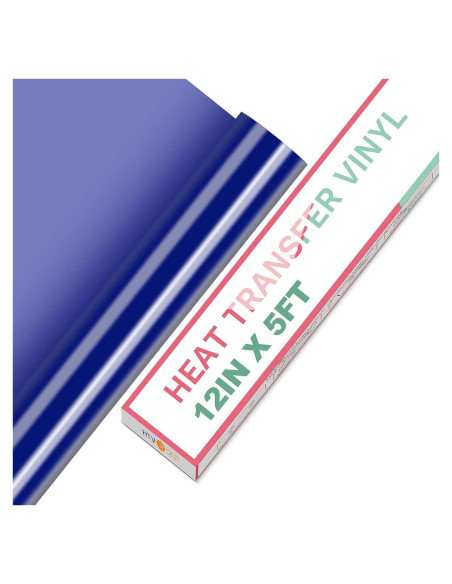 Rollos de Vinilo de Transferencia de Calor HTVRONT 30x1.5m Azul Rollos de Vinilo de Transferencia de Calor HTVRONT 30x1.5m Azul