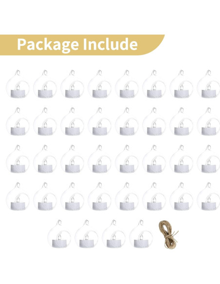 Soporte de Vela Colgante NUPTIO de Vidrio 6 cm - 36 Pcs Soporte de Vela Colgante NUPTIO de Vidrio 6 cm - 36 Pcs