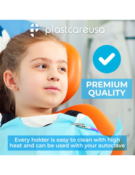Paquete de 10 Clips para Baberos Dentales PlastCare USA - Silicona Flexible Paquete de 10 Clips para Baberos Dentales PlastCare USA - Silicona Flexible
