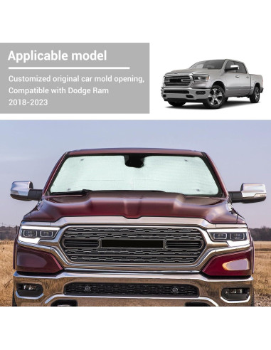 Protector Solar Hoolcar para Parabrisas Dodge Ram 2018-2023